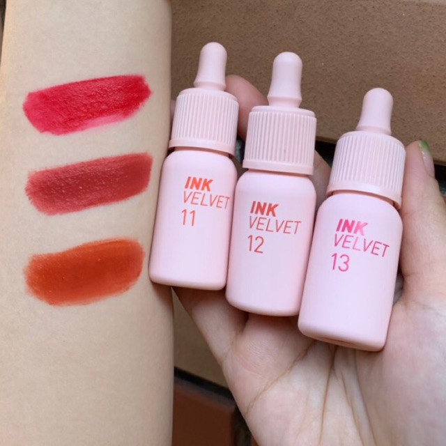 Son Kem Phiên Bản Giới Hạn Peripera Lip Tint Ink Velvet Tint Mood Blank Collection (#13 - Villain Pink: màu hồng đỏ)