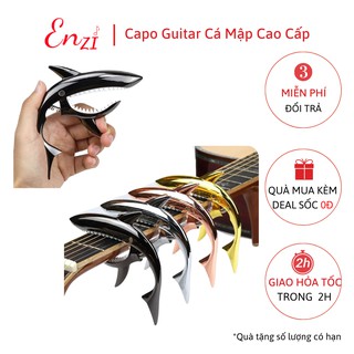 Kẹp capo guitar cá mập cao cấp dành cho đàn ghita acoustic, classic Enzi