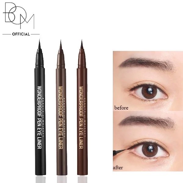 Kẻ Mắt Nước Wonderproof Pen Eyeliner Màu Nâu Đen 02 Wonder Brown BOM 0,5Gr