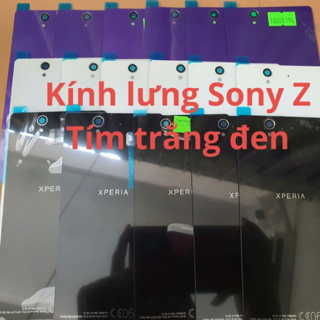 Kính lưng sony Z