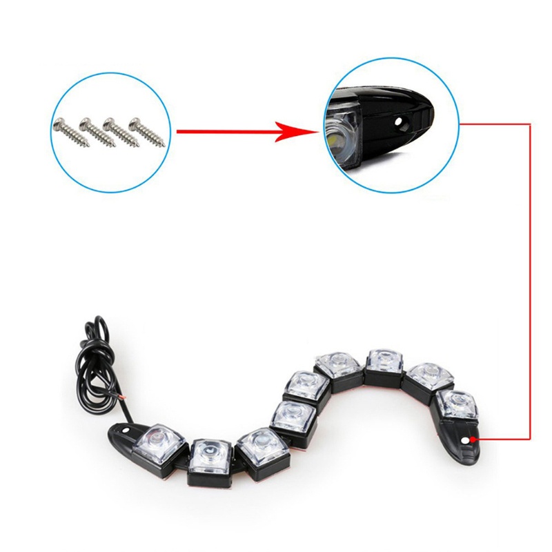 Dải Đèn LED Điều Hướng Ánh Sáng Xanh Lá Và Đỏ Dành Cho Tàu Thuyền