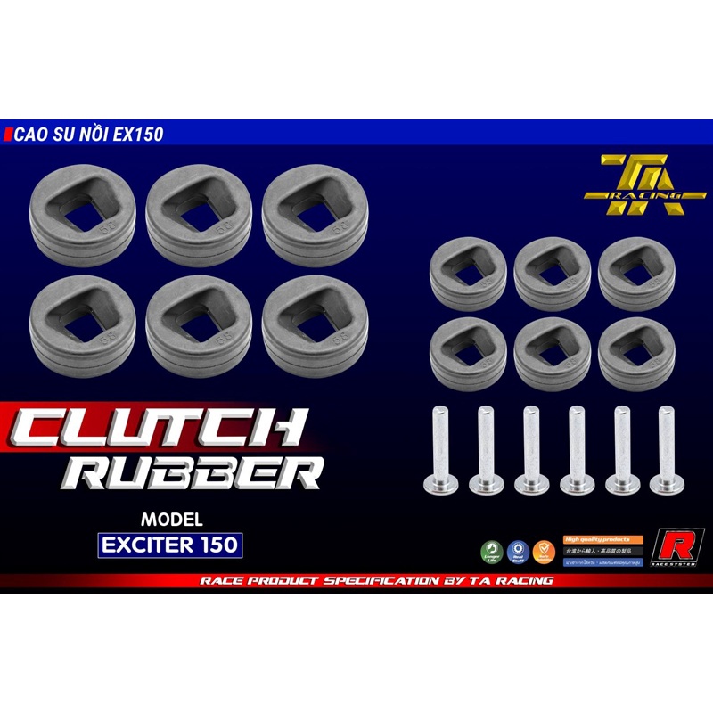 [Mã LIFEAU5SALE giảm 20k đơn 50k] Cao Su Nồi TA Racing Chống Dọng Gắn Exciter 150 Khắc Phục Bệnh Dọng Nồi