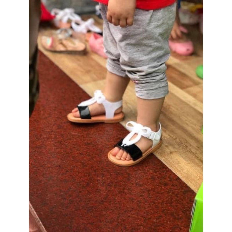 sandal nhựa thơm Melissa quai nơ cho bé gái - hàng full box - giá cực sốc