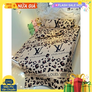 [Free ship-Xả kho cắt lỗ]Bộ chăn ga gối kèm ôm,gồm 1 chăn hè 1 ga 2 vỏ gối nằm 1 vỏ gối ôm,LV báo