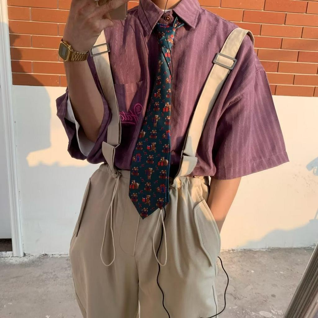 Áo Sơ Mi Tay Lửng Thời Trang Mùa Hè Dành Cho Nam