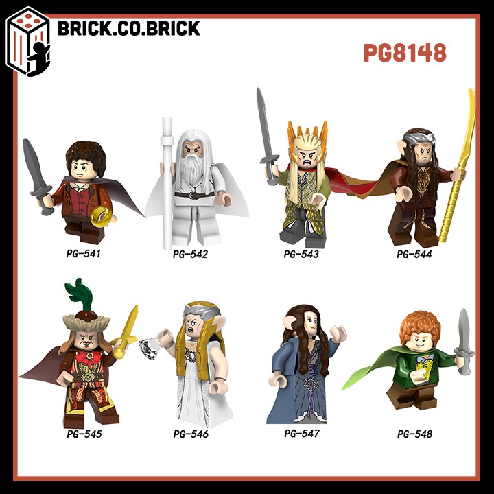 Lord of the Rings Đồ Chơi Lắp Ráp Non LEGO Mô Hình Nhân Vật Phim Chúa Tể Những Chiếc Nhẫn PG8148