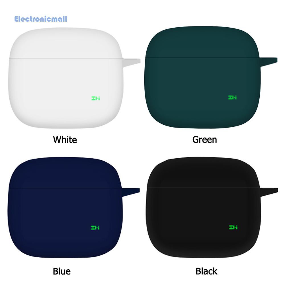 Vỏ Bảo Vệ Hộp Sạc Tai Nghe Zmi Purpods Pro Bằng Silicon Kèm Móc Khóa Tiện Dụng Ốp