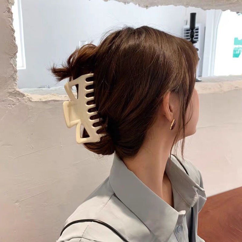 Kẹp Tóc Đuôi Ngựa Cỡ Lớn Nhiều Màu Sắc Phong Cách Hàn Quốc Thời Trang Cho Nữ