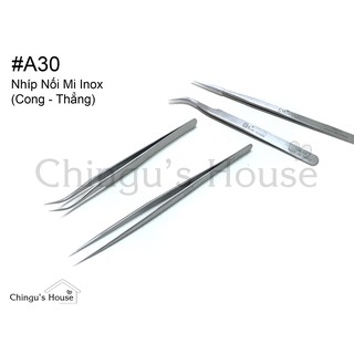 Nhíp Nối Mi - Đen hoặc Inox