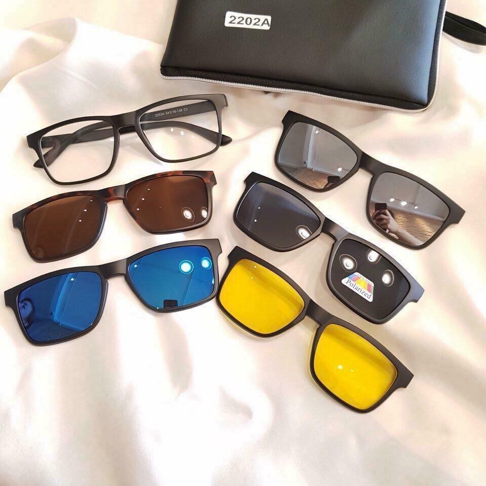 Mắt Kính Thời Trang 5in1 Đa Năng Kèm Bao Đựng Kính Sang Chảnh | BigBuy360 - bigbuy360.vn