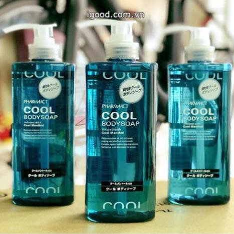 Sữa tắm cho nam Pharmaact Cool 600ml Nhật Bản