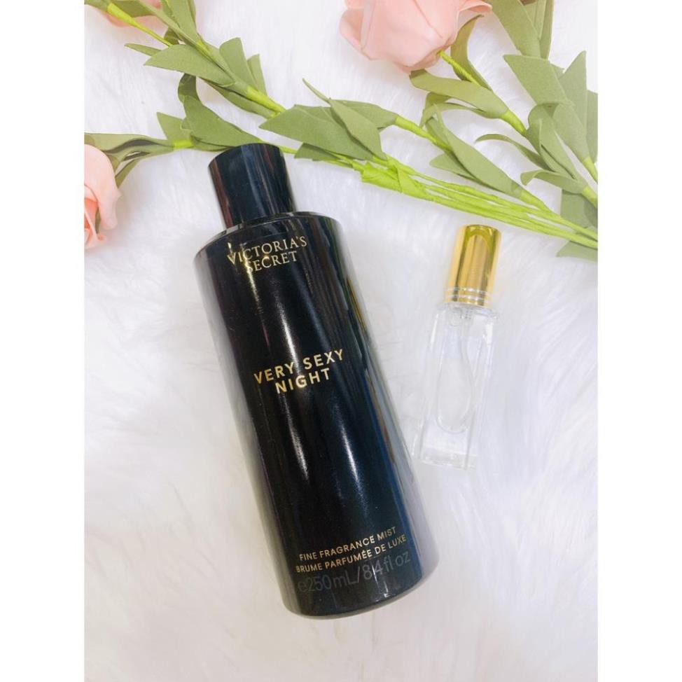 [ 10ml ]Xịt thơm toàn thân Victoria’s Secret Very Sexy Night Fragrance Mist - Body Mist STORE