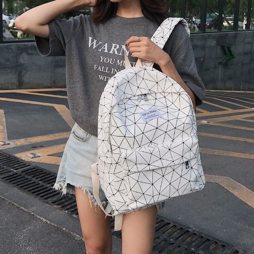 Balo thời trang✿vintage girl schoolbag nữ đơn giản và linh hoạt Ba lô da mềm pu ba lô sinh viên đại học nữ 2021 new