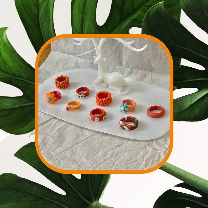 CR01 - Tangerine - Nhẫn Chunky