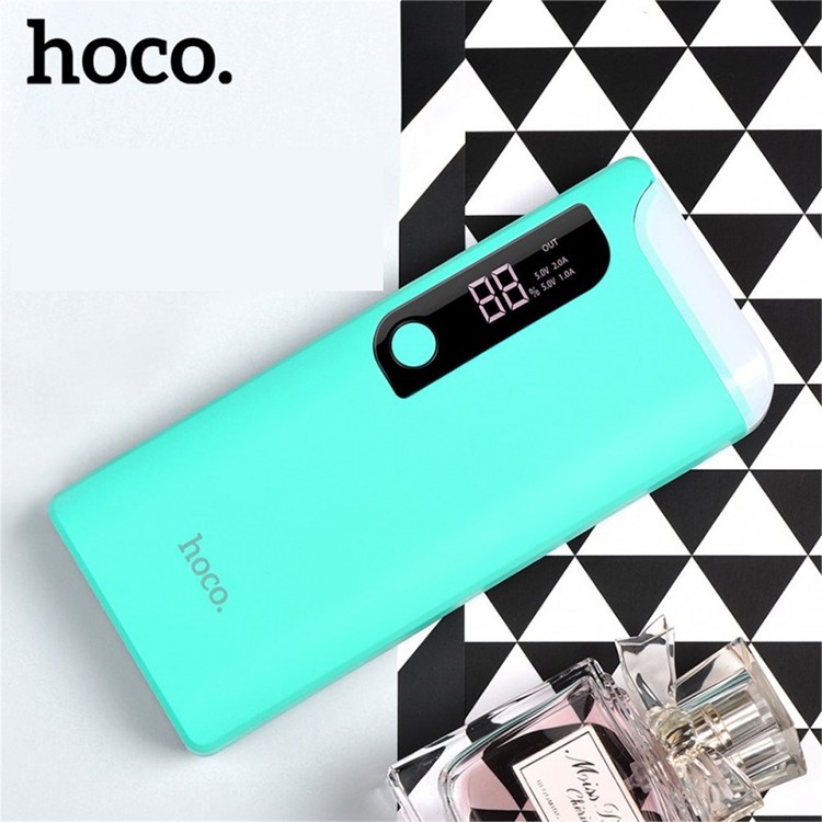 Sạc dự phòng Hoco B27 15.000mAh tích hợp đèn chiếu sáng, thiết kế sang trọng CHÍNH HÃNG