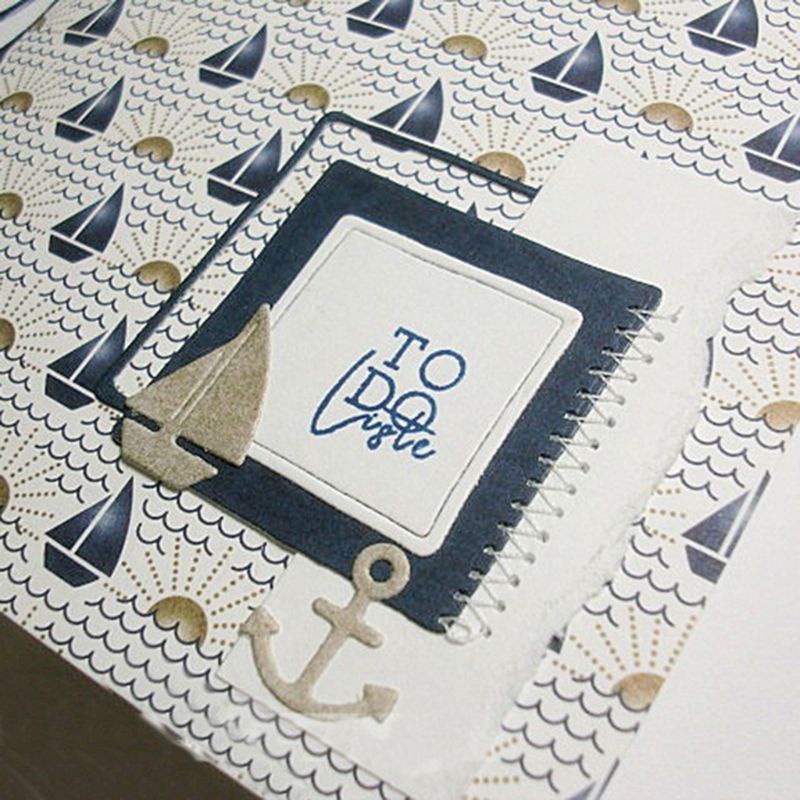 Khuôn Cắt Giấy Kim Loại Hình Ngọn Hải Đăng Xinh Xắn