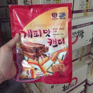 [Freeship 99k] Kẹo Sâm Quế Hàn Quốc 200gr