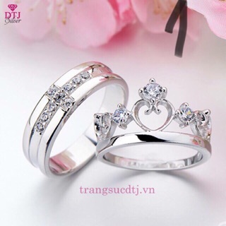 💍 nhẫn cặp bạc 925