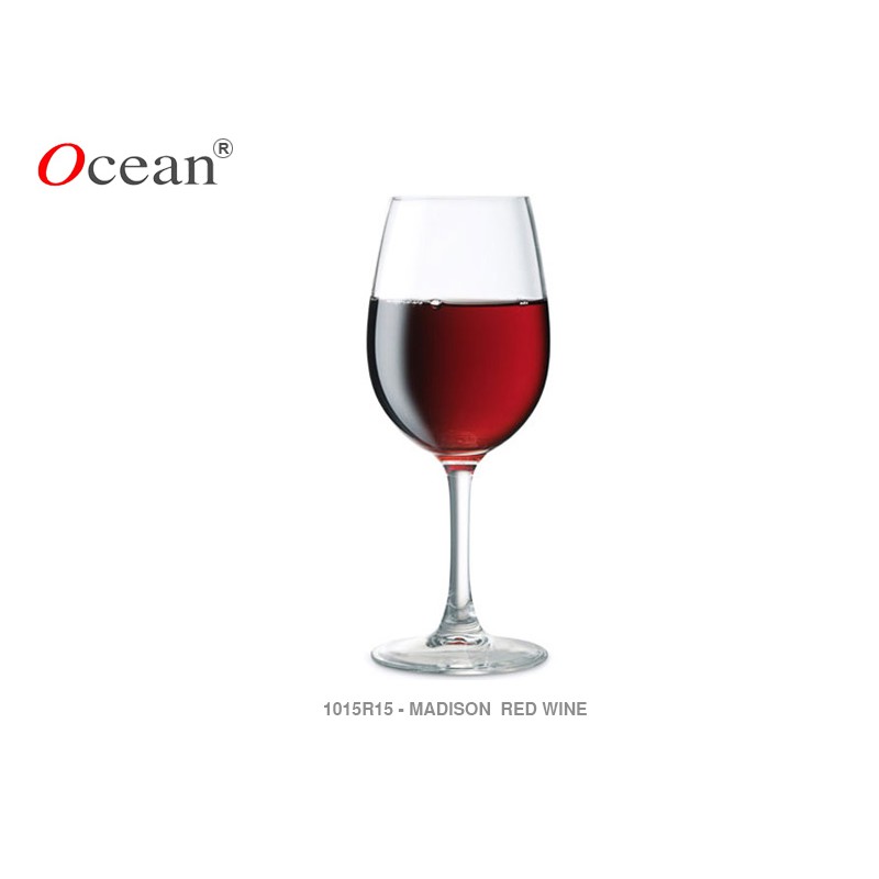 Bộ 6 Ly vang đỏ ocean 425ML - CHÂN CAO 15R15 (425ml)