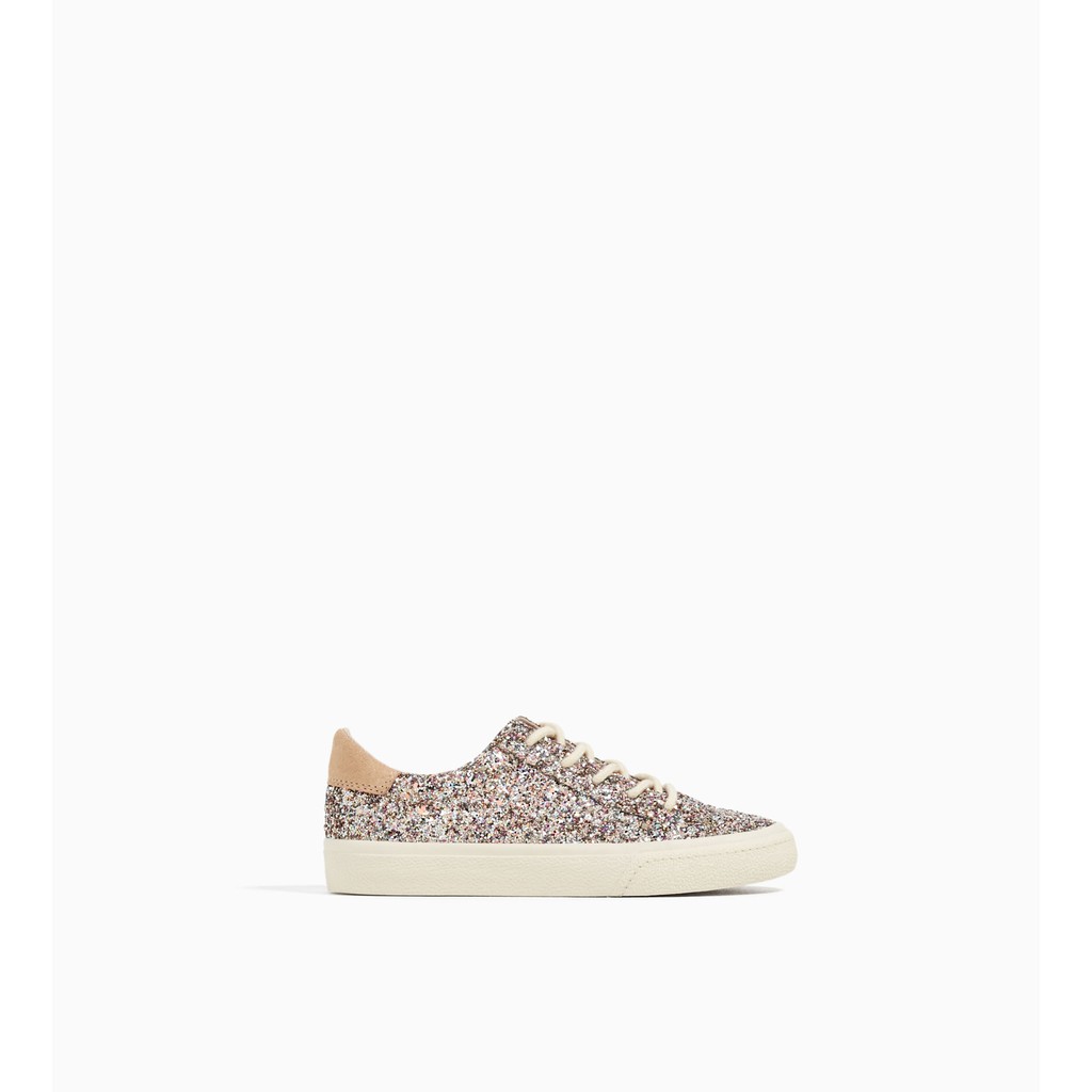 Giày Za ra kid 👟👟 Embellished detail plimsolls bé gái