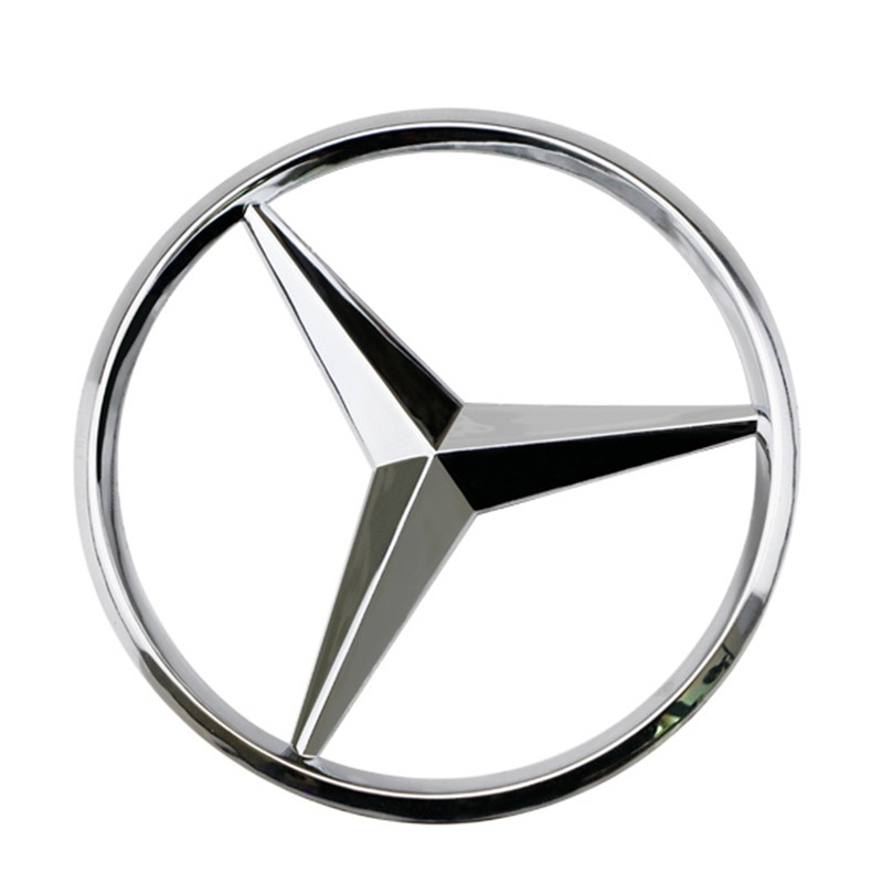 Logo 3 Chân Dán Trang Trí Cốp Xe Mercedes Benz A C E Cla Glc Loại W117 W176 W204 W205 W213 W253