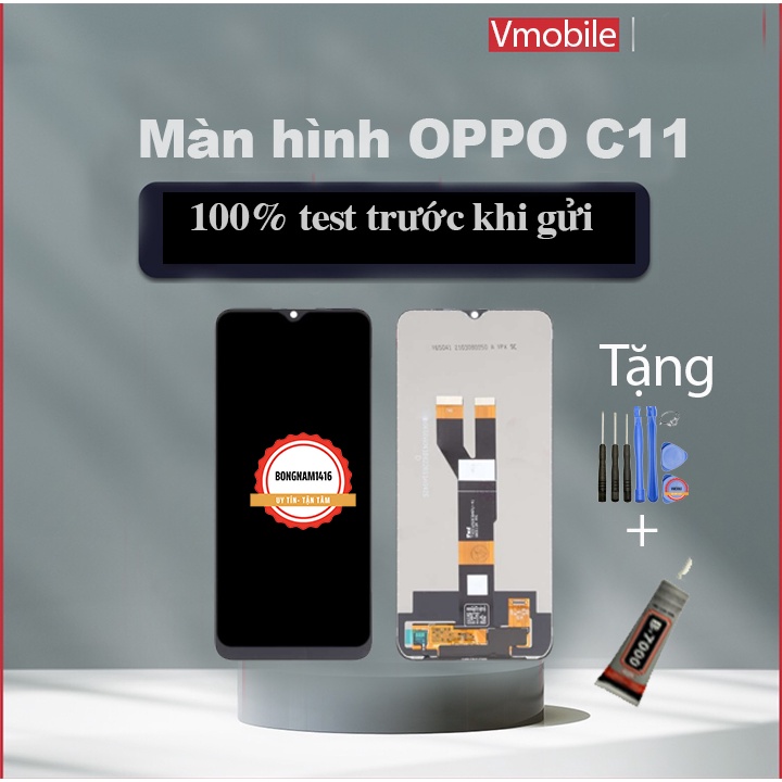 Màn hình oppo A15/c11 zin tặng kèm bộ sửa 8 trong 1 và keo dán