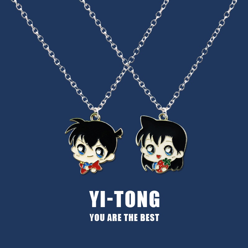 Vòng cổ Mặt Hình Conan Dễ Thương Cho Cặp Đôi