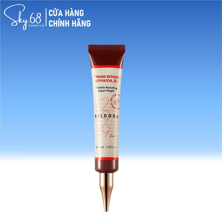 Kem Dưỡng Retinol Giúp Trẻ Hóa Da, Ngăn Ngừa Nếp Nhăn Dành Cho Da Nhạy Cảm Beldora 299 Prime Retinol Activator 0.1 35ml