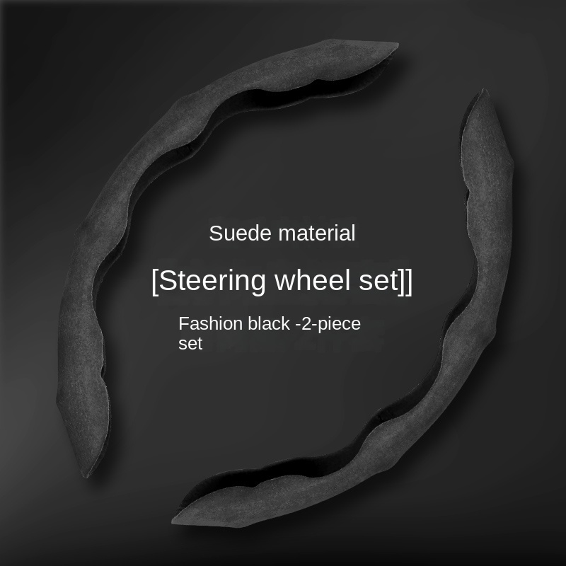 Vỏ Bọc Vô Lăng Xe Hơi Bằng Da + Sợi Carbon Chống Trượt / Mòn Cho Vinfast Vf8 Vf9 Vf E34 Vf5 Vf7 Lux2.0