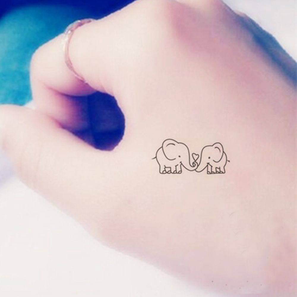 Hình xăm dán tạm thời chống nước cho cặp đôi