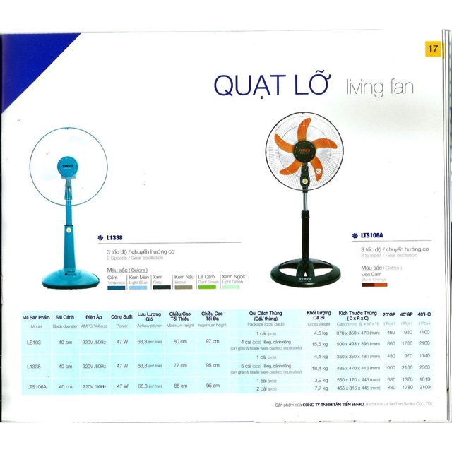 Quạt lỡ thân sắt Senko CN LTS1632, Lồng mạ crom - Hàng chính hãng, sẵn có (GIAO MÀU NGẪU NHIÊN)