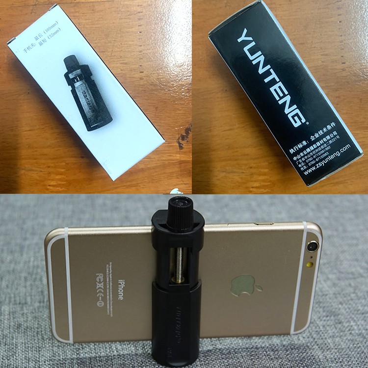 Đầu kẹp điện thoại gậy selfie tripod 3 chân Yunteng - Hàng chính hãng | BigBuy360 - bigbuy360.vn