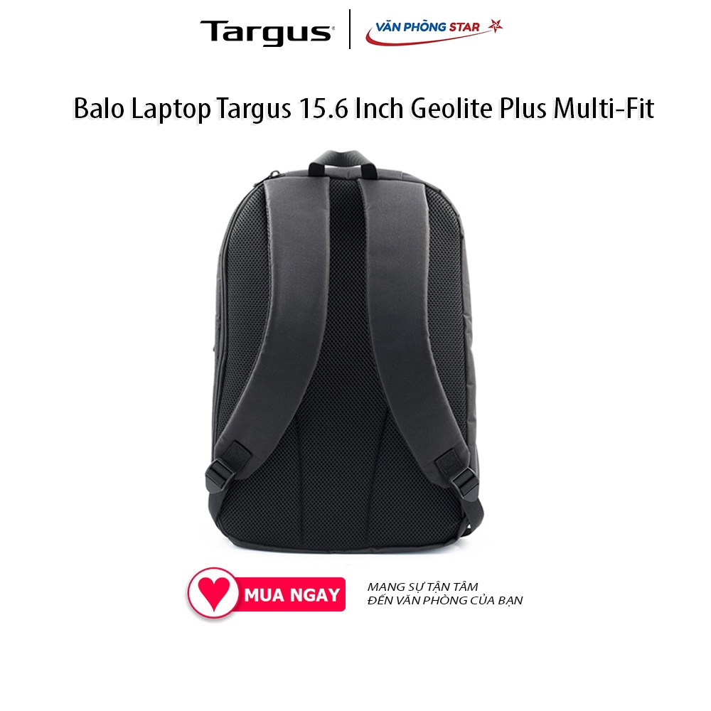 Balo Targus Intellect Laptop TBB565GL-74 15.6 inch có khả năng chống thấm nước rất tốt bảo hành chính hãng