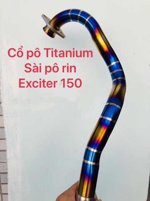 cổ titanium  gắn ex 150