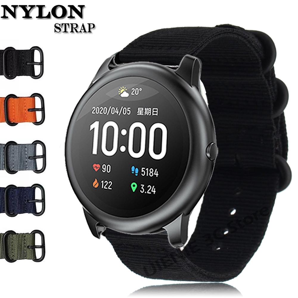 Dây đeo tay nylon thay thế cho đồng hồ Xiaomi Haylou Solar LS05 bản 22mm