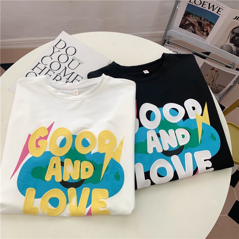 Áo Thun Dài Tay In Họa Tiết Xinh Xắn Theo Phong Cách Mùa Thu Dành Cho Nữ