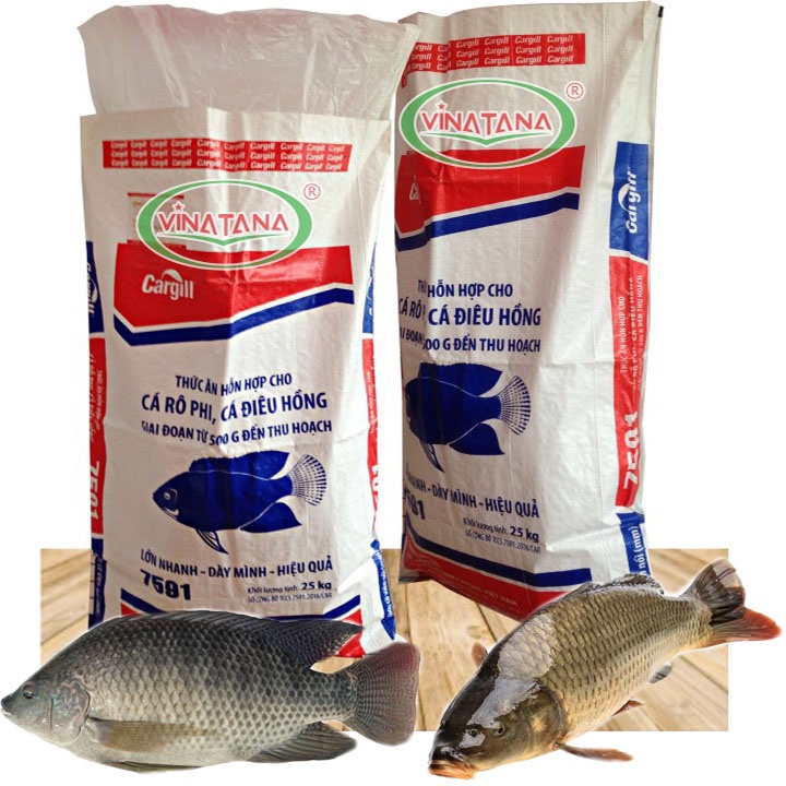 [1kg]Cám Cá Cargill 7591 Cho Cá Ăn Hoặc Dùng Câu Cá,rô phi,chép,điêu hồng,troi(1kg)-thức ăn cá 7591 nuôi cá
