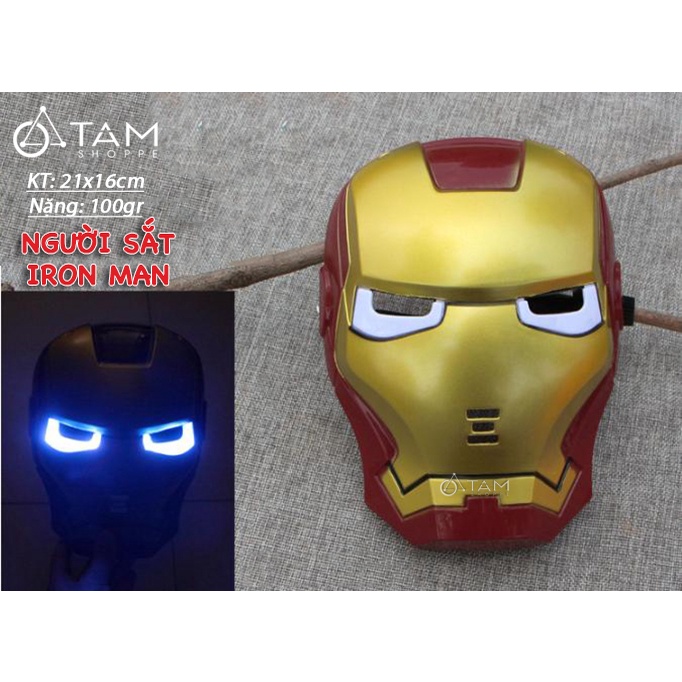 Mặt nạ siêu anh hùng có đèn Led nhiều kiểu HLW-MN-27