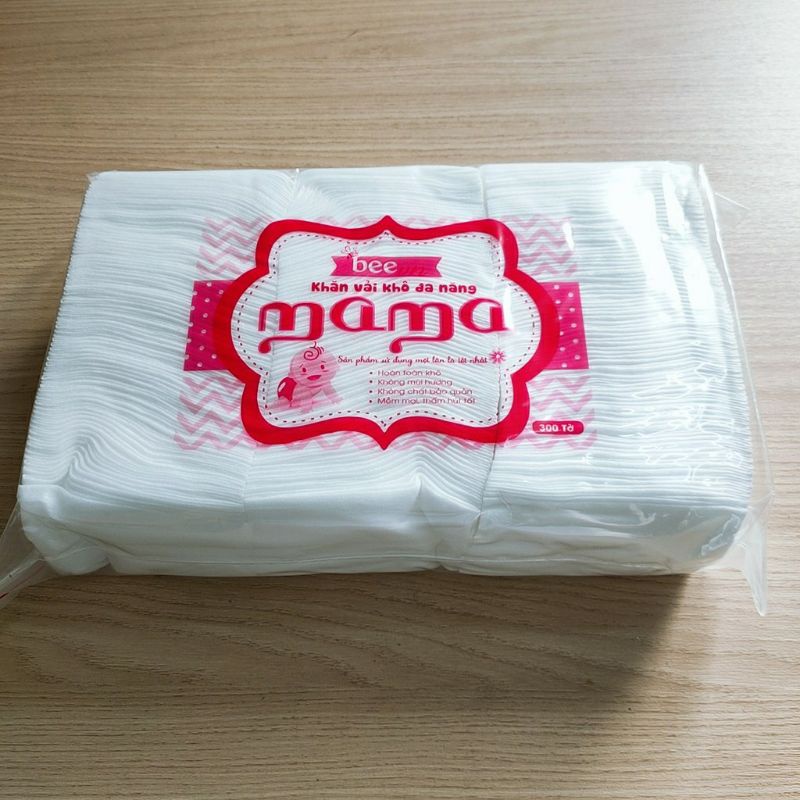 Khăn vải khô đa năng mm 300gr dai mềm cho bé
