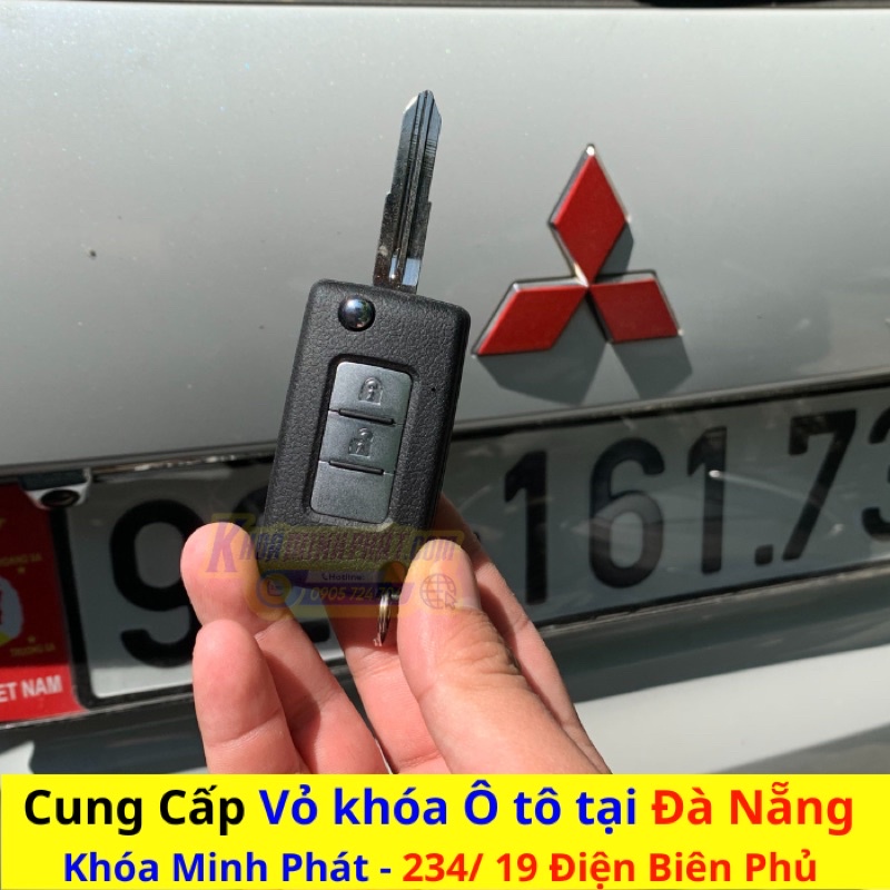 Vỏ chìa khóa xe Mitsubishi Pajero sport, Triton, Attrage, Xpander, Mirage V55