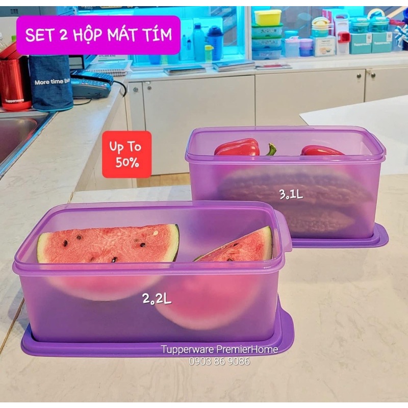 Bộ trữ mát Stak N Stor freshness tupperware