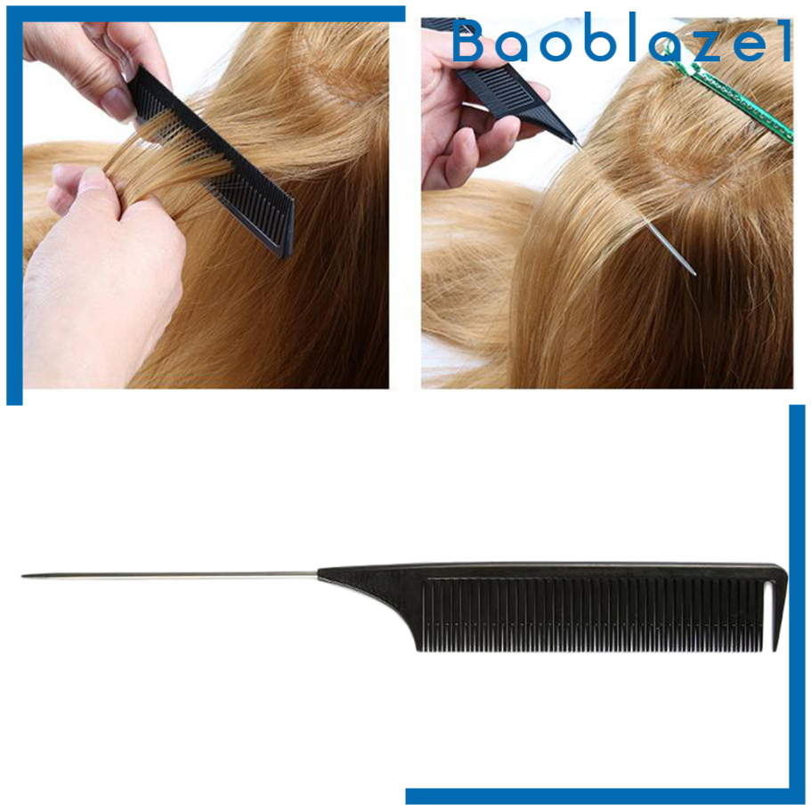 (Hàng Mới Về) Lược Chải Tóc Baoblaze1 Chuyên Dụng Cho Salon Đen