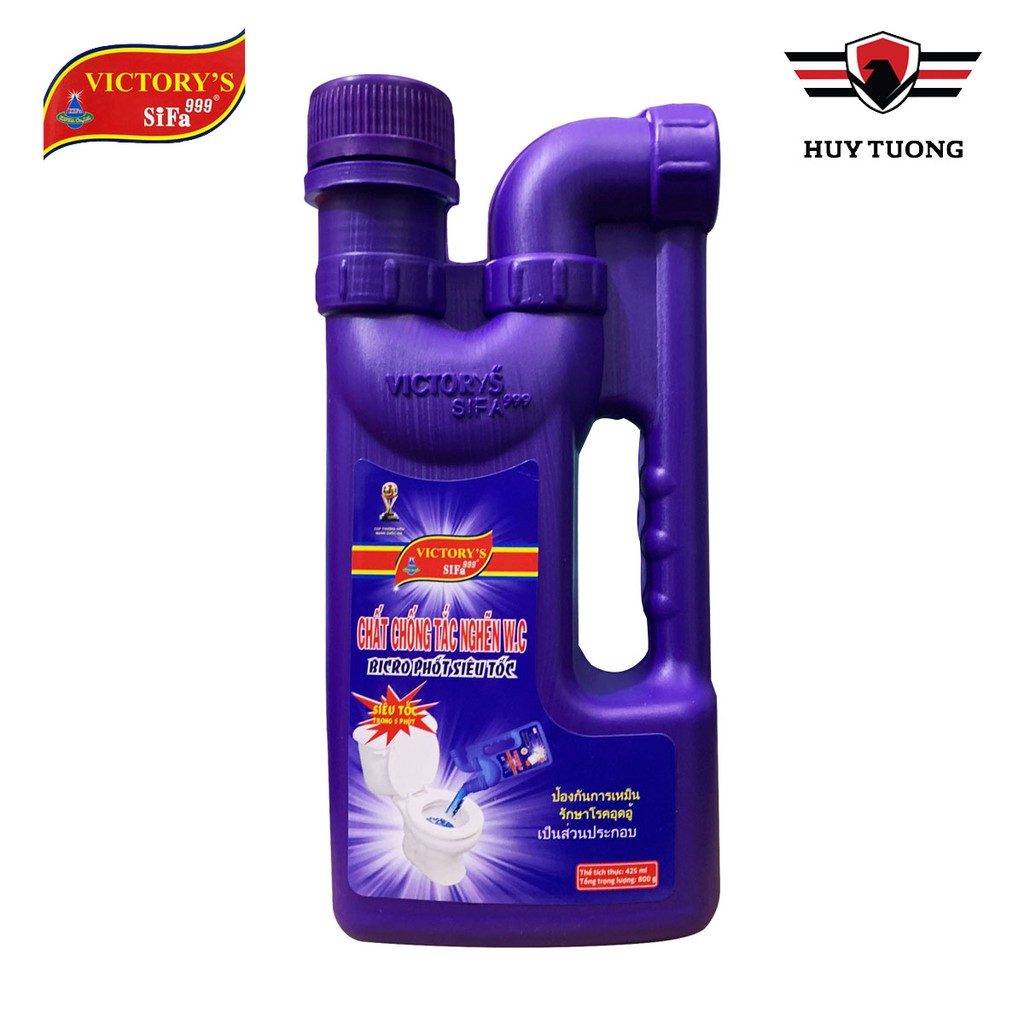 Chất thông cống Victory's Sifa999 thông bồn cầu cực mạnh và tiện dụng 700g / 800g / 1400g / 1600g cao cấp - Huy Tưởng