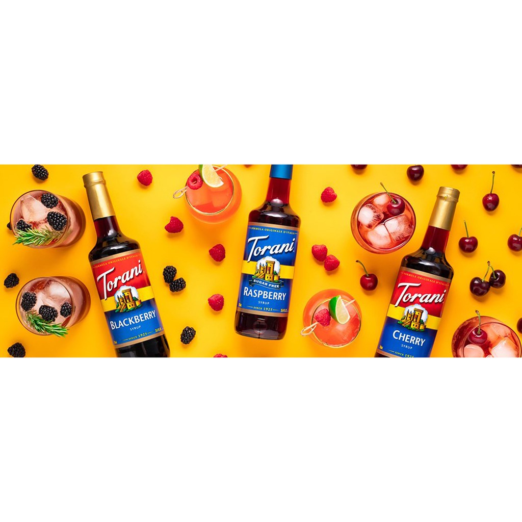 Syrup Torani chai thủy tinh 750ml