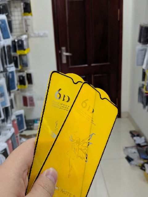 Cường lực Redmi Note 8 / Oppo Realme 5 Pro / Realme 3 Pro / Oppo F9 dùng chung hiệu 6D thiên thần Full màn viền mỏng
