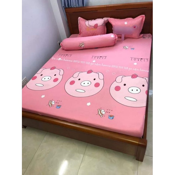 ⛔ Xả[ 4 MÓN ] Ga chun bọc đệm,ga trải giường kèm vỏ gối đầu vỏ gối ôm drap bọc đệm chắc chắni | BigBuy360 - bigbuy360.vn