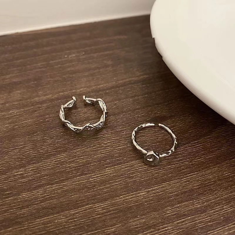 Nhẫn Hở Kết Cấu Độc Đáo Thời Trang Có Thể Điều Chỉnh