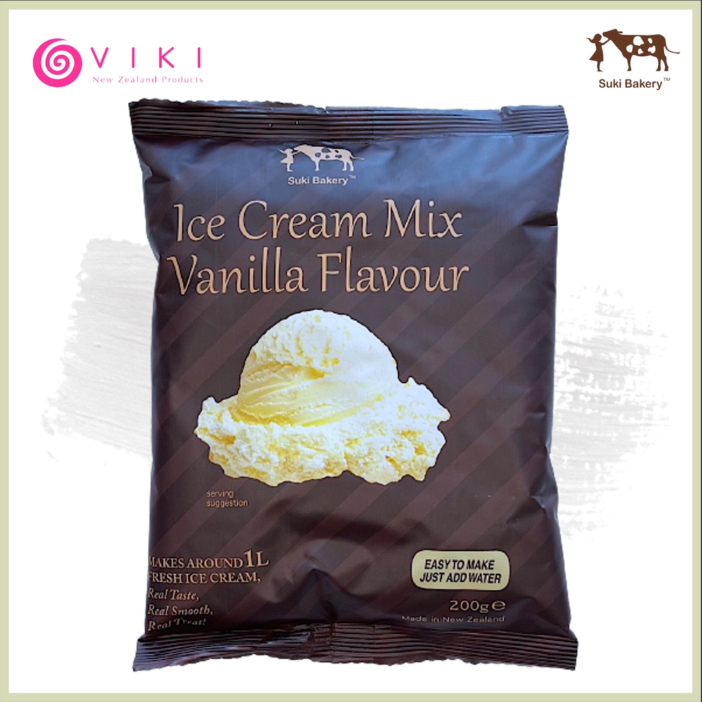 Bột Làm Kem - Bột Làm Kem New Zealand Hương Vani Suki Bakery gói 200g