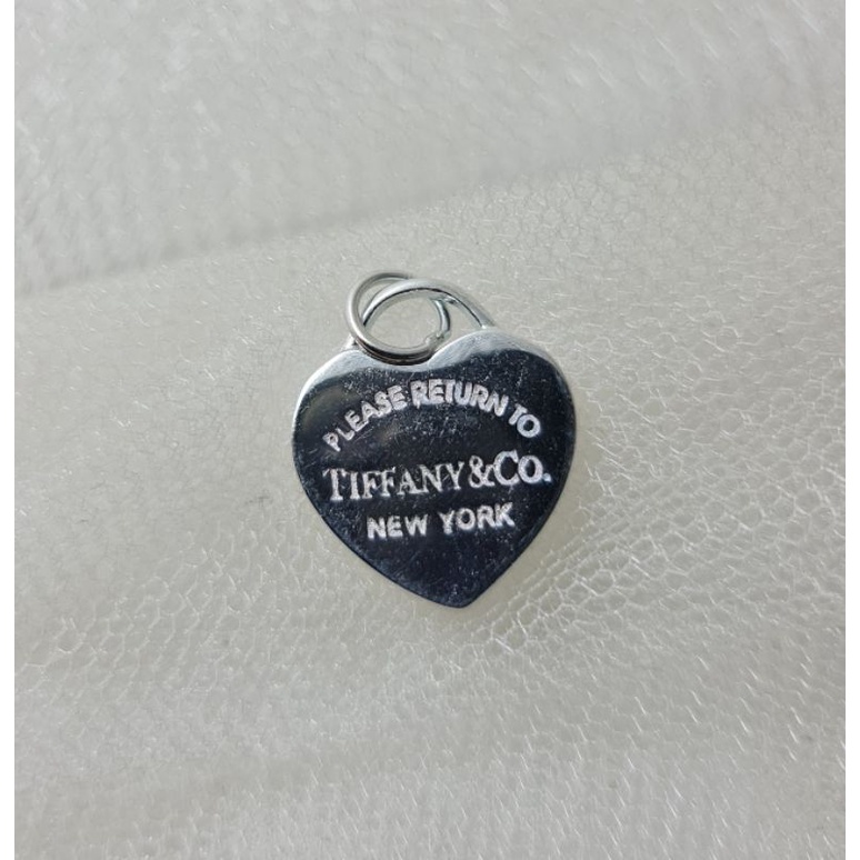 Mặt dây/ mặt charm tim bạc 925 Tiff