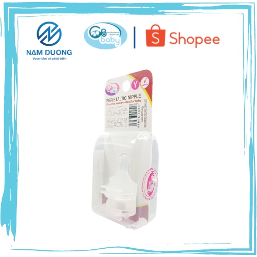 Núm ty silicon Plus cổ hẹp GB-Baby Chính Hãng